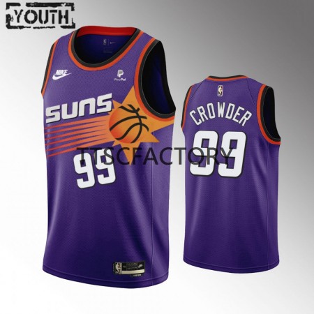 Kinder NBA Phoenix Suns Trikot Jae Crowder 99 Nike 2022-23 Classic Edition Lila Swingman